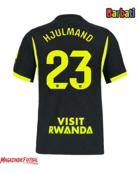 Atletico Madrid Morten Hjulmand #23 Tricou Fotbal Replică 2026-27 Barbati Deplasare